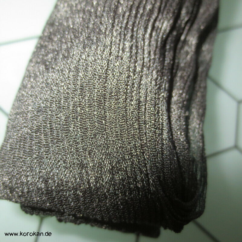 Koshihimo Seiden Crinkle Bindeband schwarz