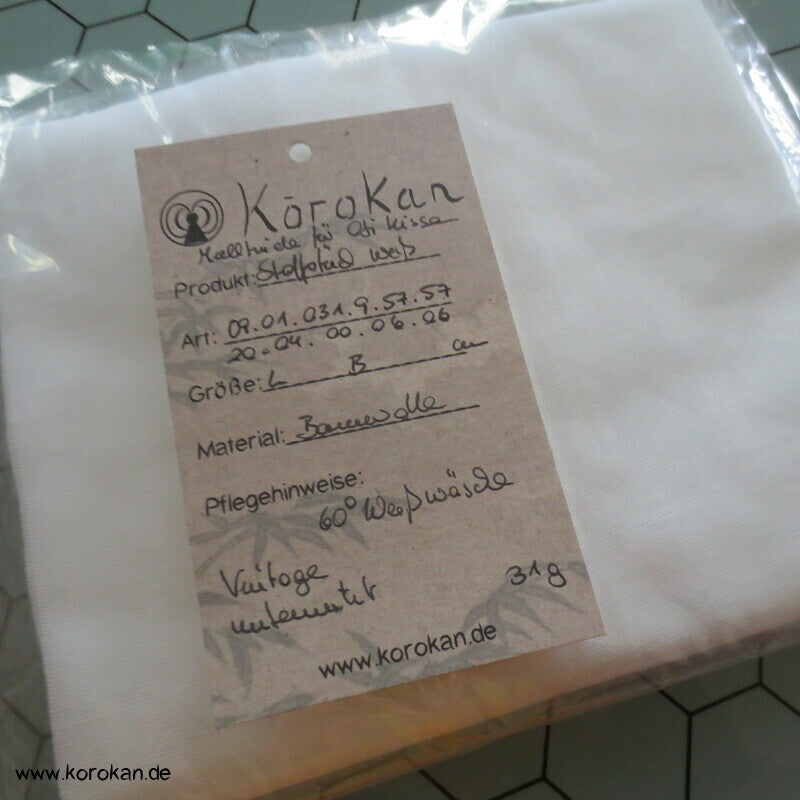 Mull Stoffstück für Obi Makura Kissen Befestigung