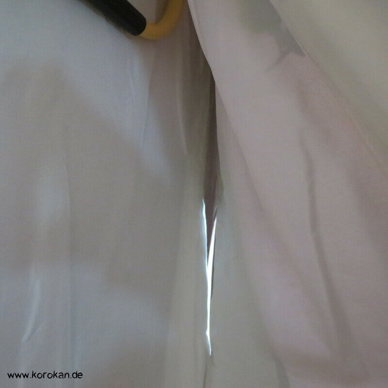Homongi Seidencrepe Kimono, Farbverlauf, Blumen Stickereien, verfärbt