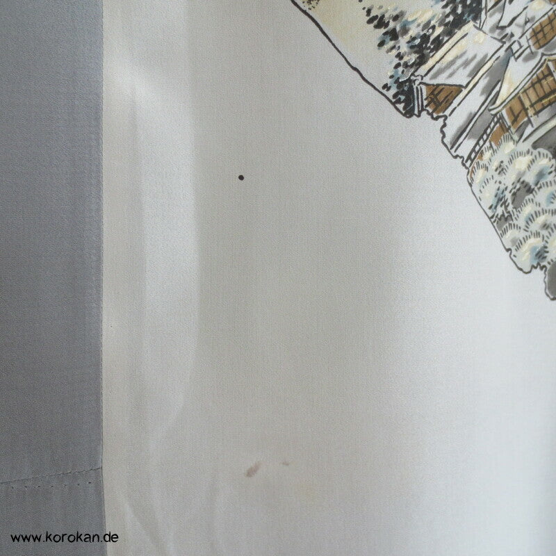 Seiden Juban Unterkimono, Tempel Shikishi, 3XL
