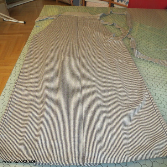 gestreifte Sommer Hakama  - Umanori Hosentyp - neu  - gestreifte Wollmischung, sehr lang