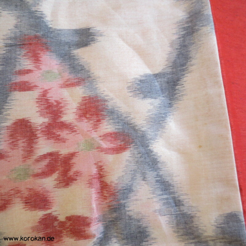 Sakura Gittermuster Meisen Seiden Haori Kimono Jacke