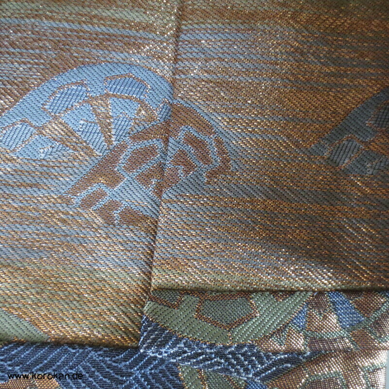 Genji Guruma in feinen Wellen Brokat Hakama - Umanori Hosen-Typ