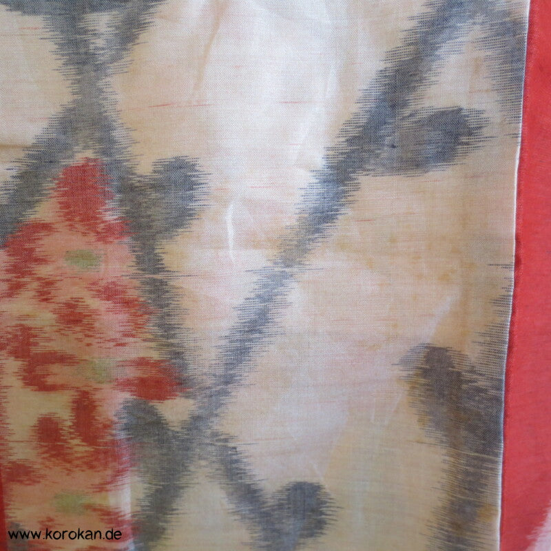 Sakura Gittermuster Meisen Seiden Haori Kimono Jacke