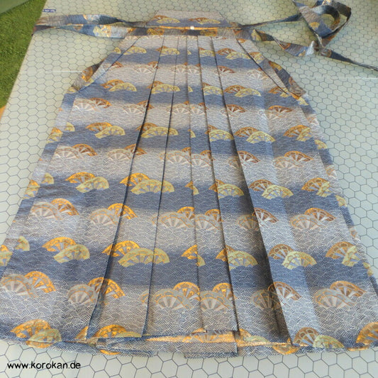 Genji Guruma in feinen Wellen Brokat Hakama - Umanori Hosen-Typ