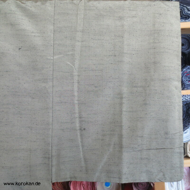 helle Haori Kimono Tsumugi Seiden Jacke, handgemaltes Drachenfutter