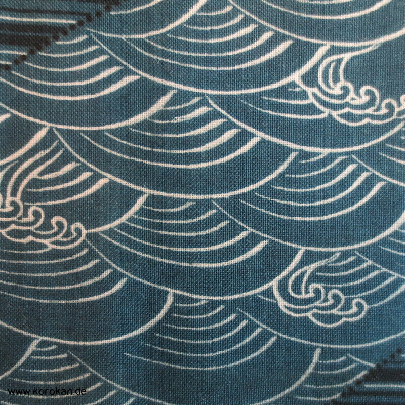 Kikustreifen Wollmuslin Juban Unterkimono