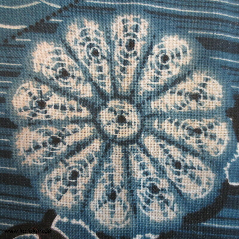 Kikustreifen Wollmuslin Juban Unterkimono