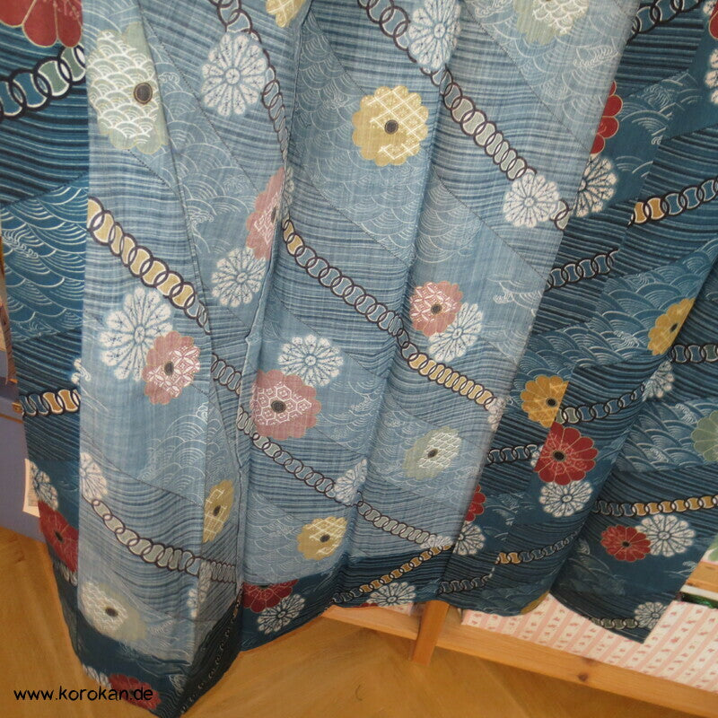 Kikustreifen Wollmuslin Juban Unterkimono