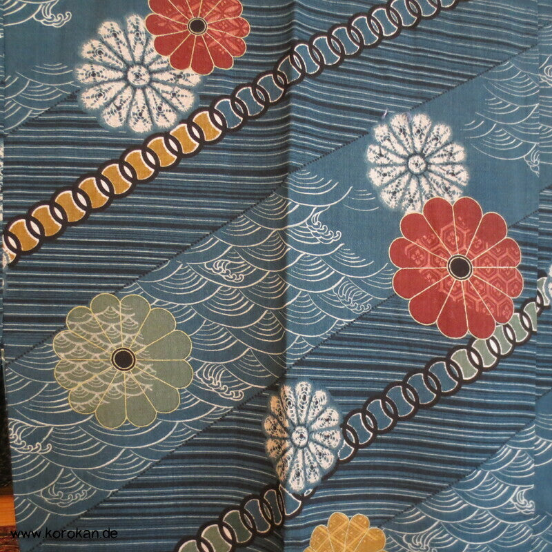 Kikustreifen Wollmuslin Juban Unterkimono
