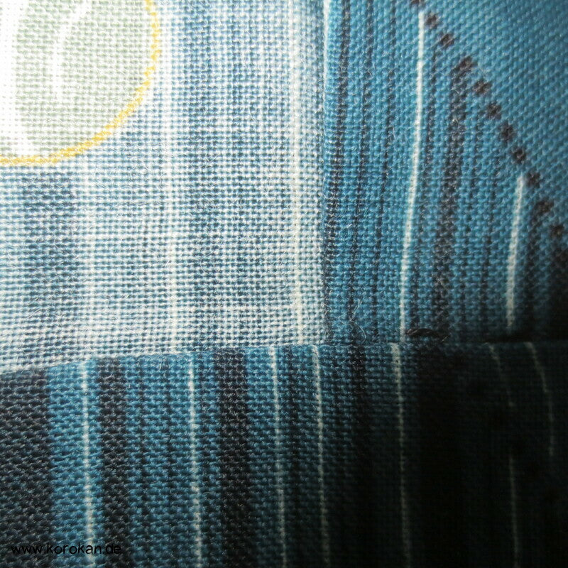 Kikustreifen Wollmuslin Juban Unterkimono