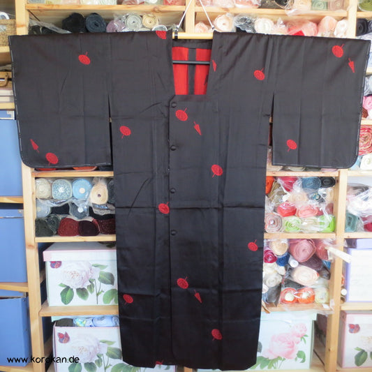 Seiden Satin eingewebte Bangasa Papierschirme Michiyuki Jacke