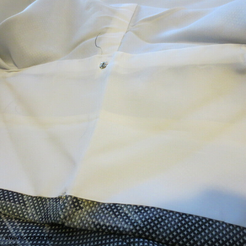 Bambuswald Kasuri Tsumugi Seiden Kimono