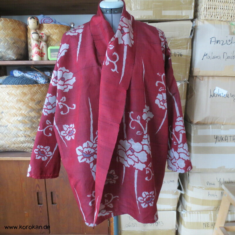 Kamelien Meisen Kimono Seide Wrap Jacke