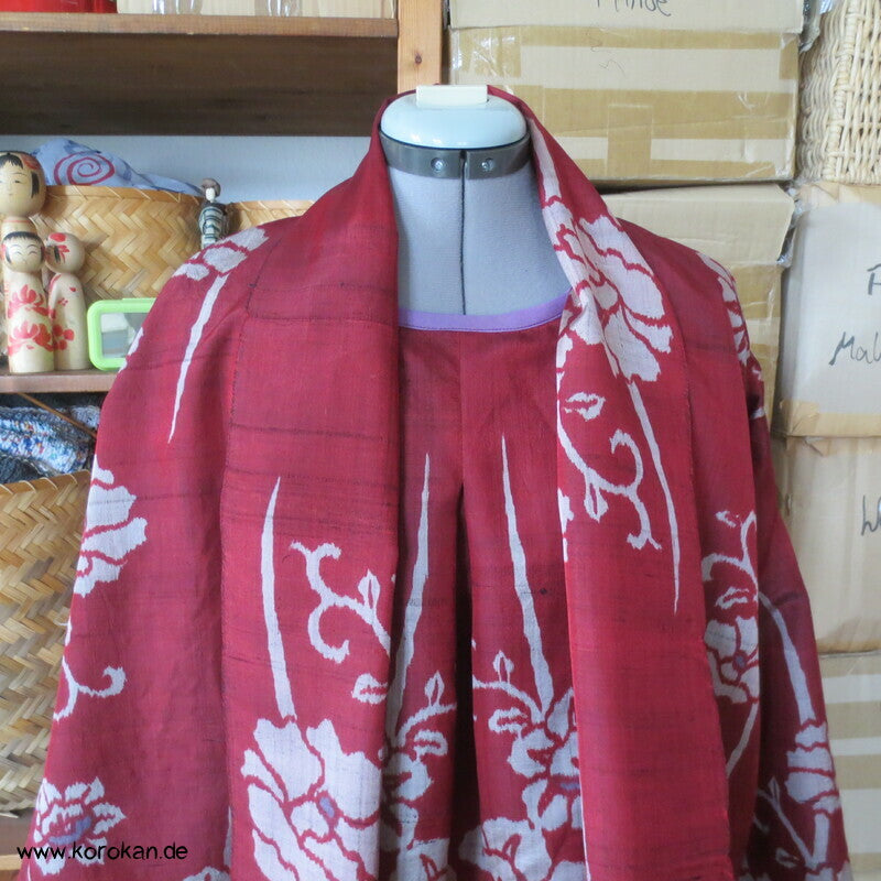 Kamelien Meisen Kimono Seide Wrap Jacke