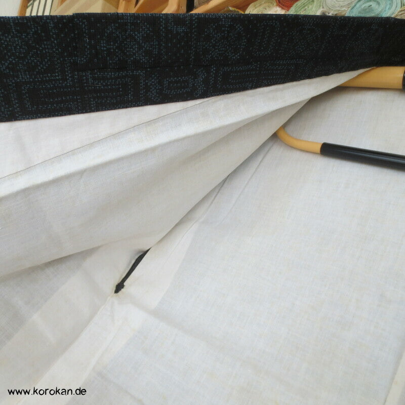 geometrisches Kasuri Tsumugi Kimono