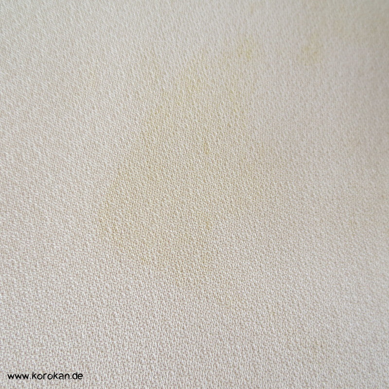 Yuzen Fächer japanischer Seidencrepe für Homongi Kimono, mit gold