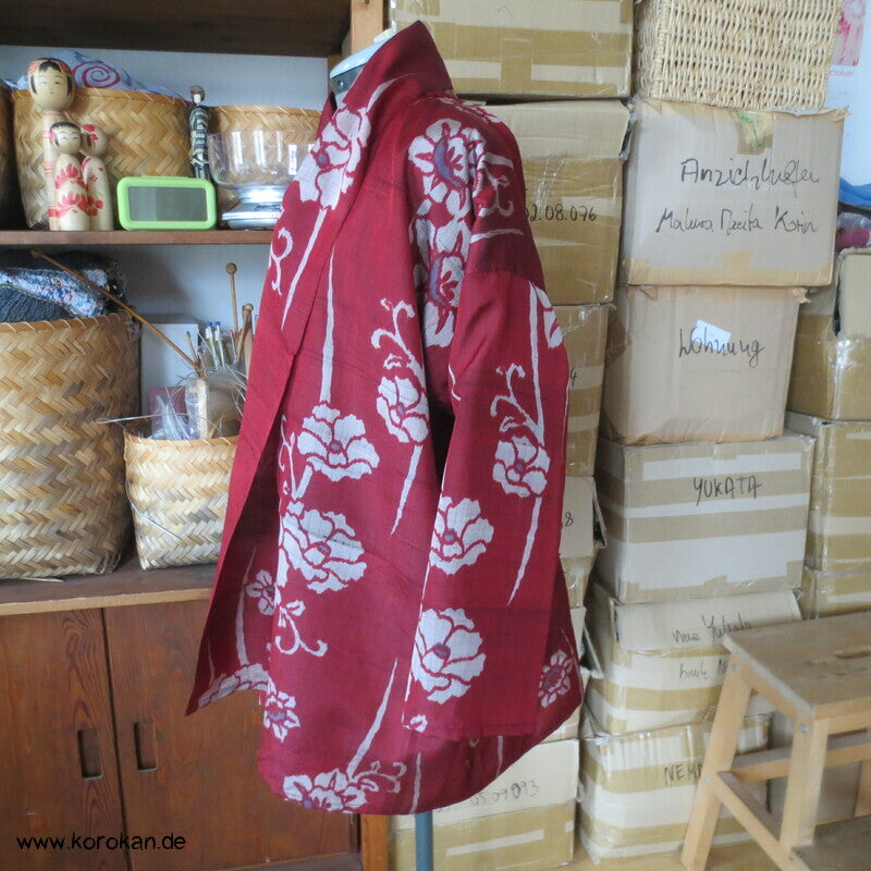 Kamelien Meisen Kimono Seide Wrap Jacke