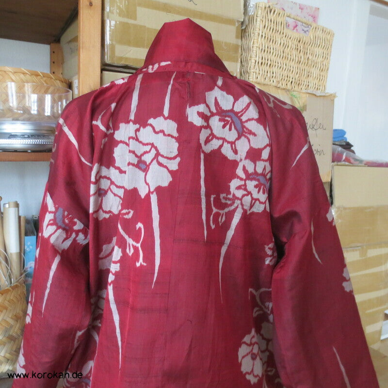 Kamelien Meisen Kimono Seide Wrap Jacke