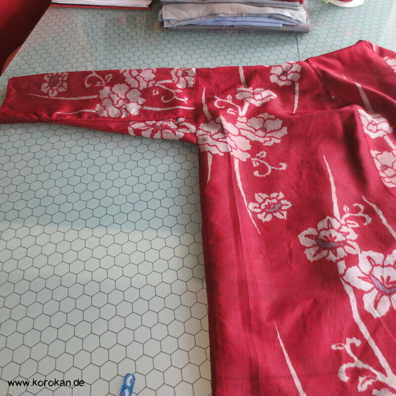 Kamelien Meisen Kimono Seide Wrap Jacke