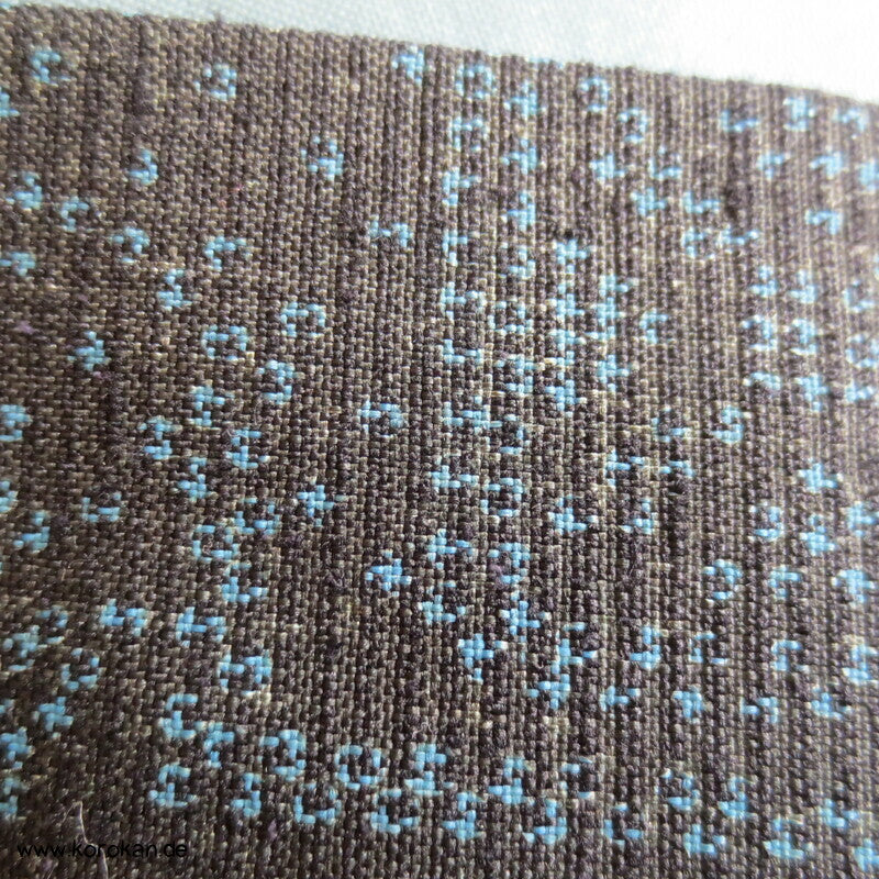 geometrisches Kasuri Tsumugi Kimono