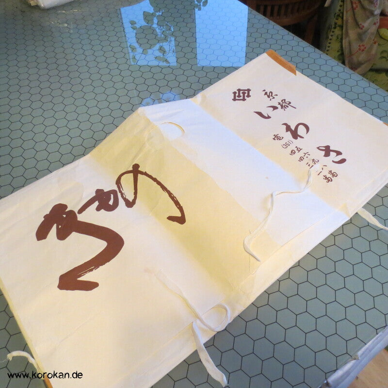 Kimono japanische Papier Haori Kimono Hülle, Kanji