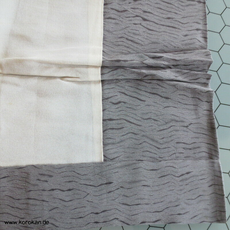 Itajime Näh Shibori Seiden Juban Unterkimono