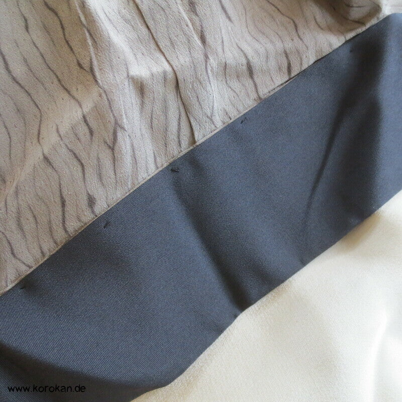 Itajime Näh Shibori Seiden Juban Unterkimono