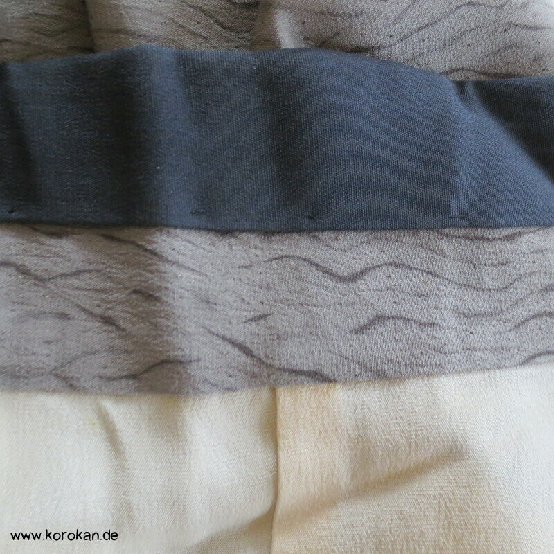 Itajime Näh Shibori Seiden Juban Unterkimono