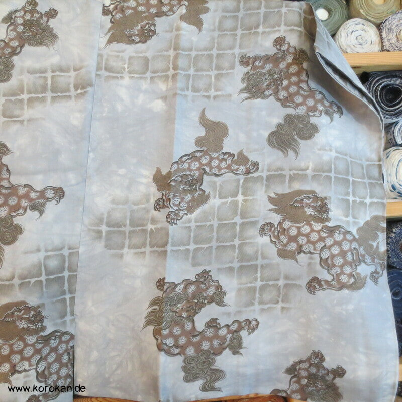 Shishilöwen Seide Juban Unterkimono