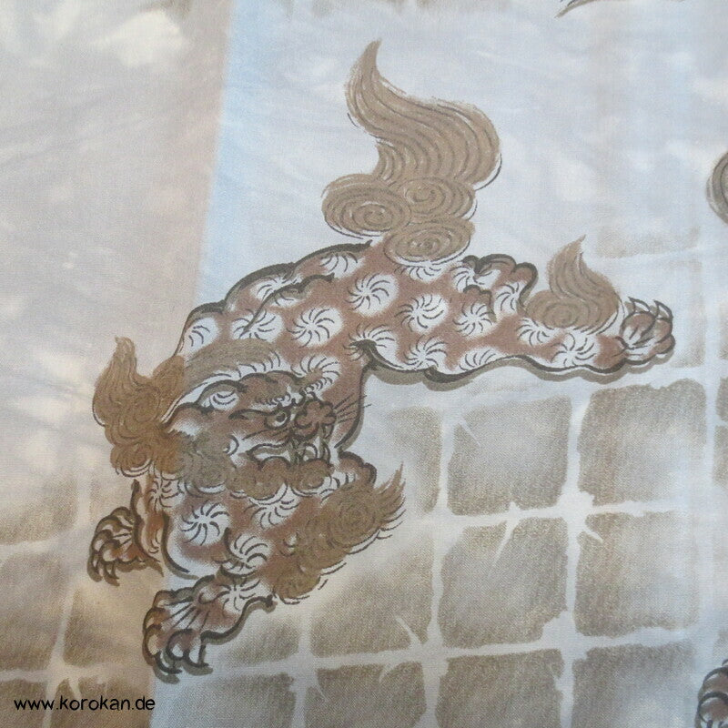 Shishilöwen Seide Juban Unterkimono