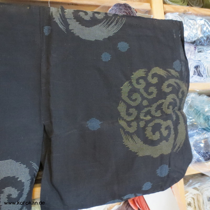 Wellenrondelle antiker Hitoe - Kimono Rho Crepe