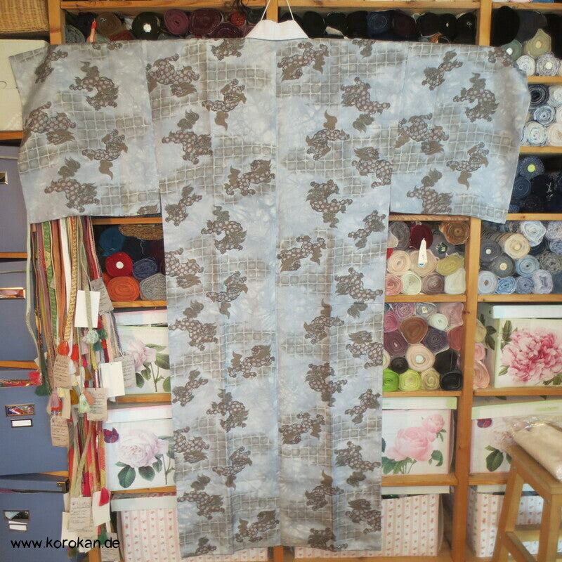 Shishilöwen Seide Juban Unterkimono