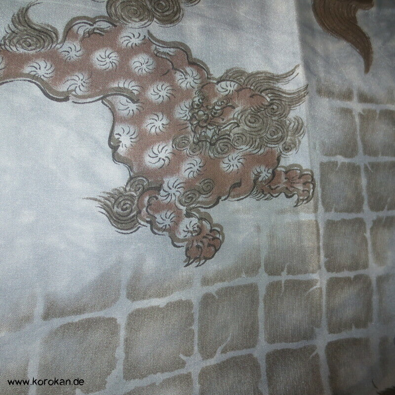 Shishilöwen Seide Juban Unterkimono