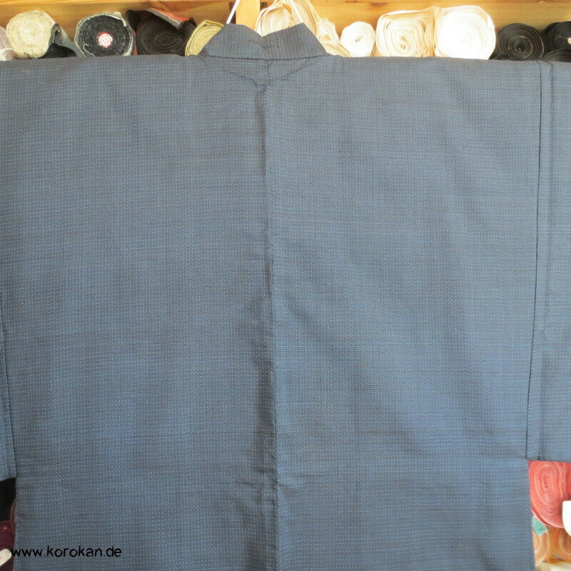 gewebter Tempel Seidenjacquard Futter, Haori Kimonojacke Kikko Kasuri Tsumugi Seide