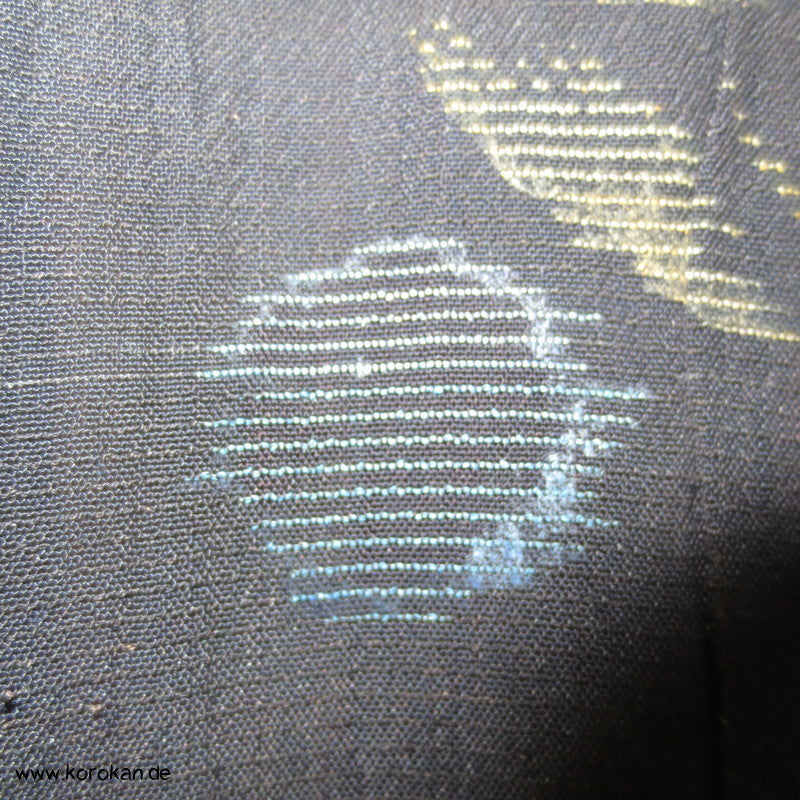 Wellenrondelle antiker Hitoe - Kimono Rho Crepe