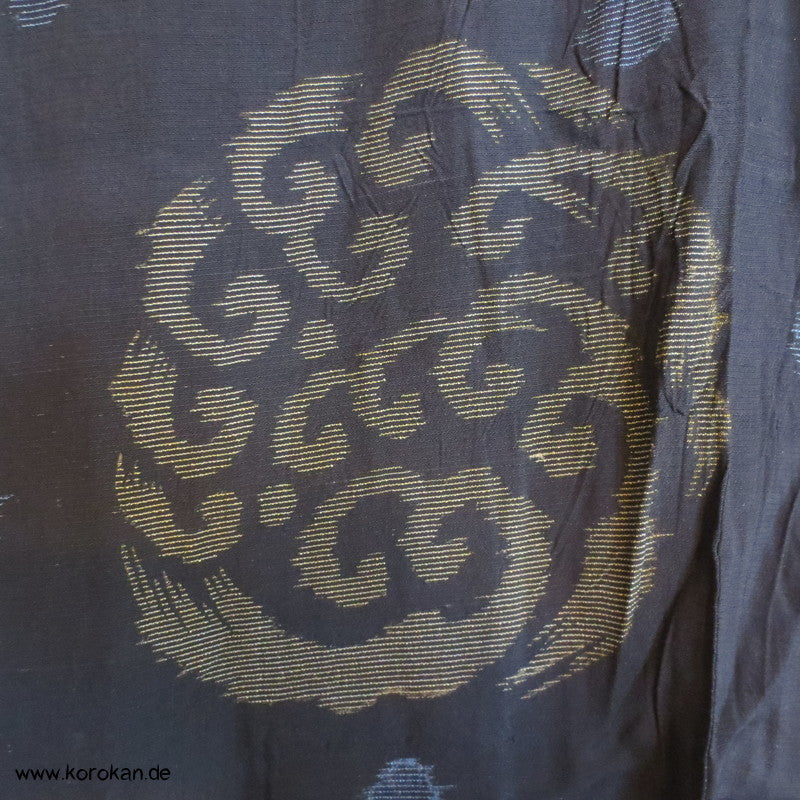 Wellenrondelle antiker Hitoe - Kimono Rho Crepe