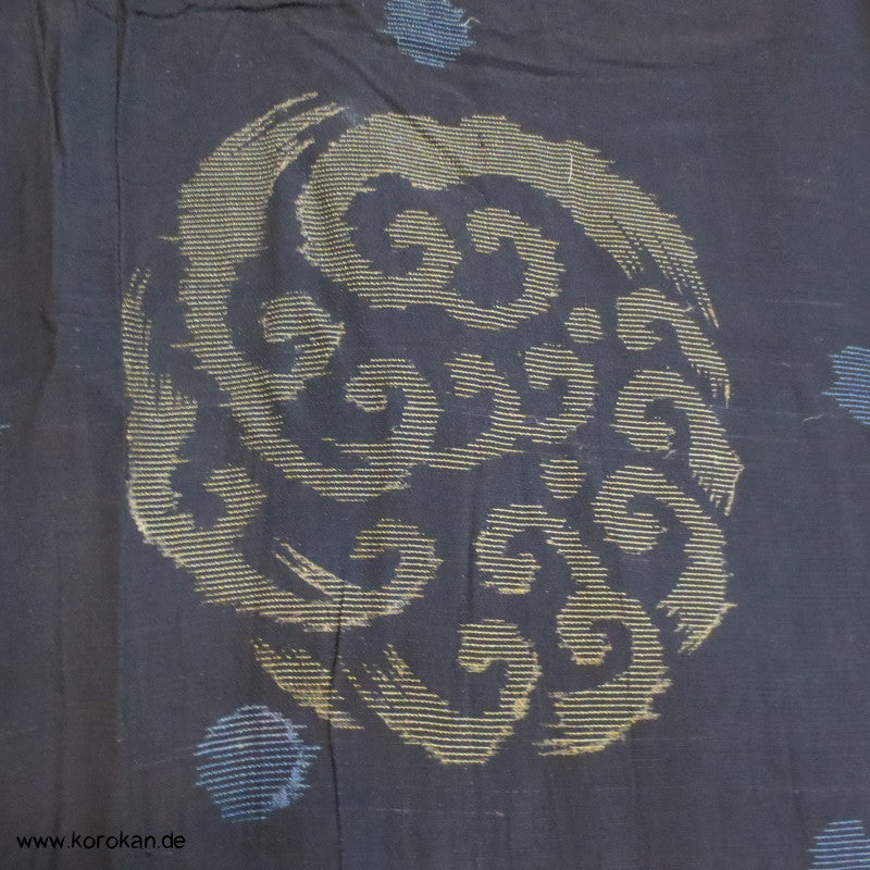 Wellenrondelle antiker Hitoe - Kimono Rho Crepe