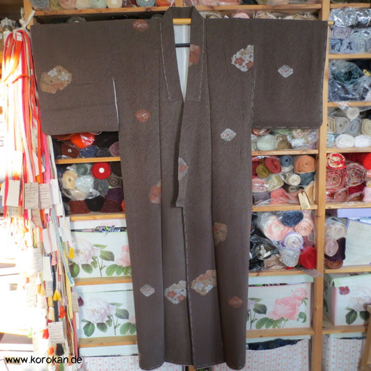 Shikishi Blumen Omeshi Komon Kimono