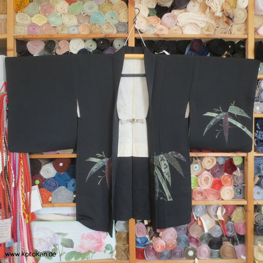 Urushi Bambus Haori Kimono Jacke, mit Himo