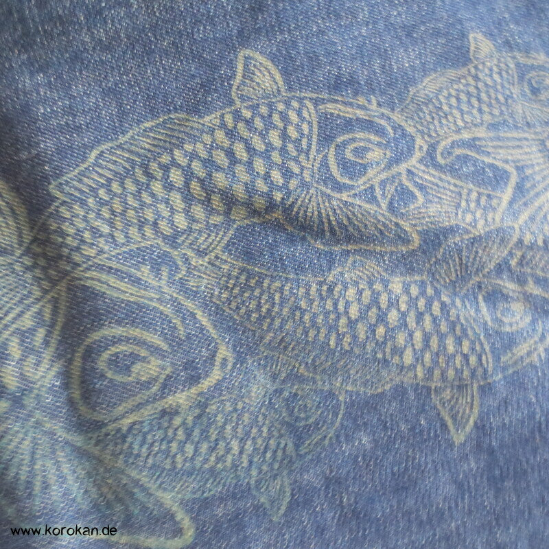 Jeans Evisu, Selfedge Japan Denim mit Koi Druck