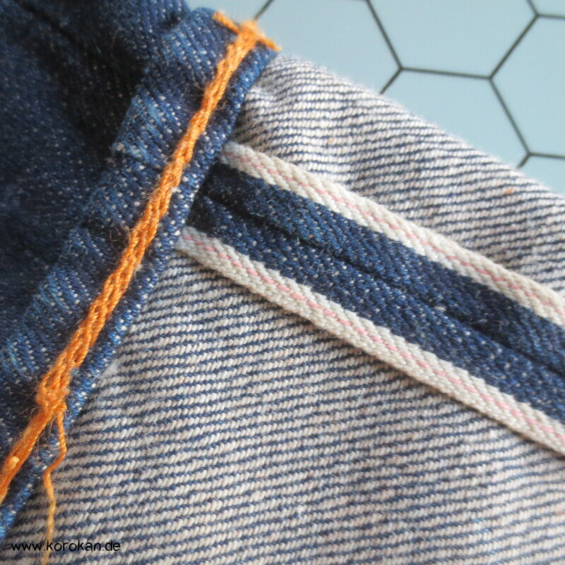 Jeans Evisu, Selfedge Japan Denim mit Koi Druck