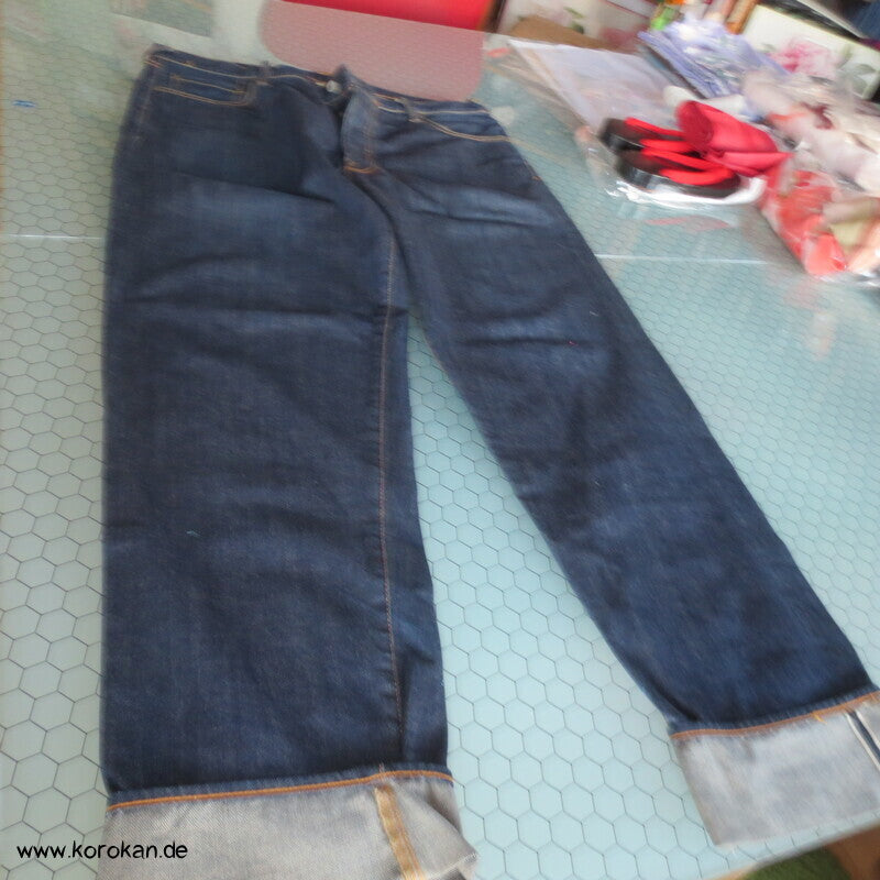 Jeans Evisu, Selfedge Japan Denim mit Koi Druck