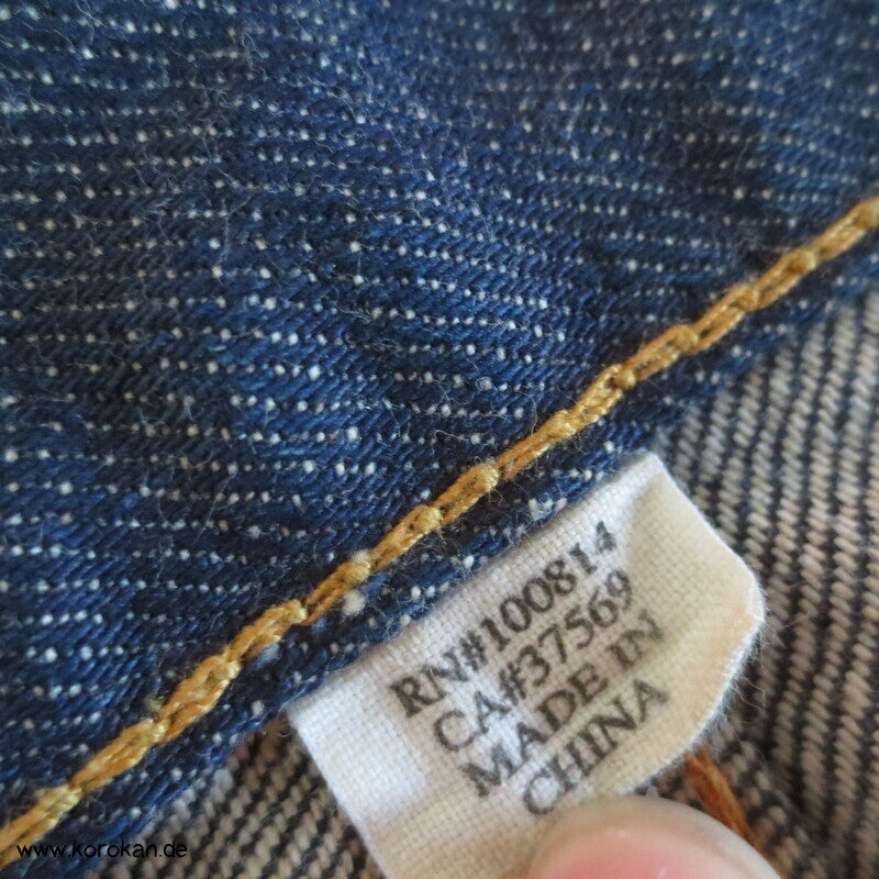 Jeans Evisu, Selfedge Japan Denim mit Koi Druck