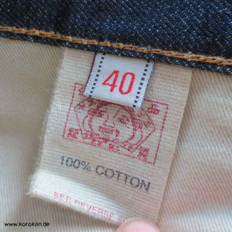Jeans Evisu, Selfedge Japan Denim mit Koi Druck