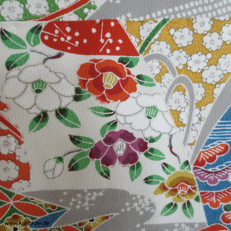 Kicho Vorhang Patchwork Komon Kimono