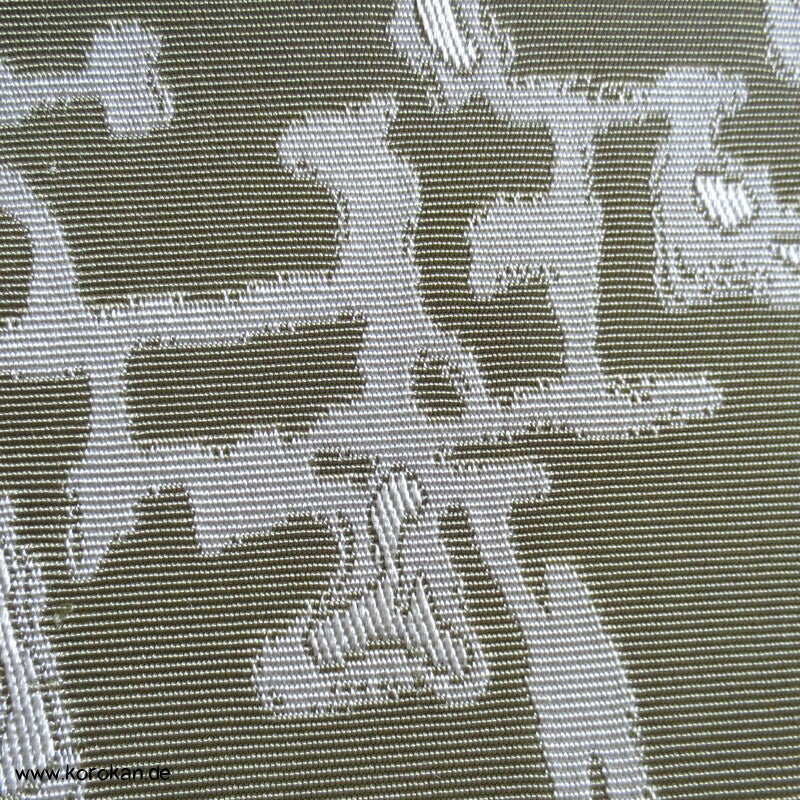 abstrakte Ranken Obi Seidenrips Jacquard