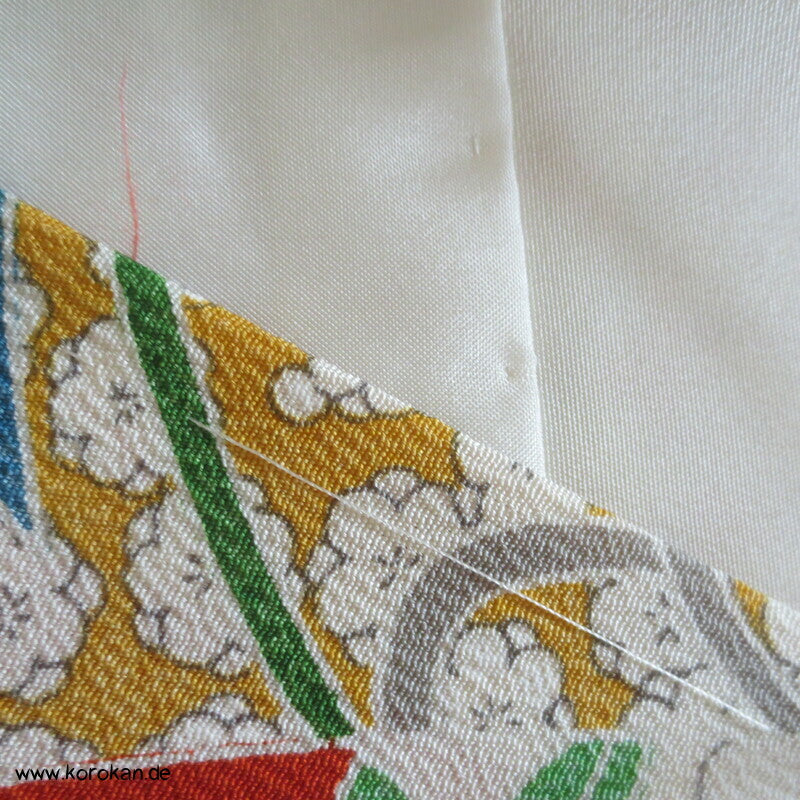 Kicho Vorhang Patchwork Komon Kimono