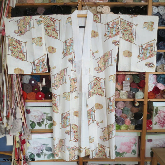 Tagasode Seide Juban Unterkimono, teilgefüttert