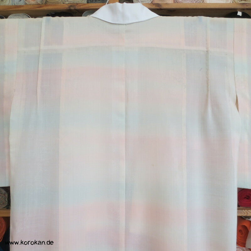 pastellige Hydrangea Wollmuslin Juban Unterkimono